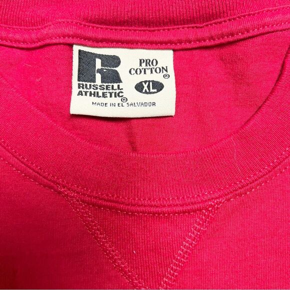 Russell Athletic Pro Cotton Embroidered Philadelphia Phillies 2002 Tee Shirt XL - Picture 8 of 10